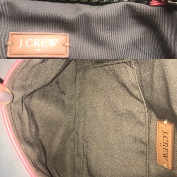 J. Crew: coral-colored leather envelope clutch - Picture 8 of 8